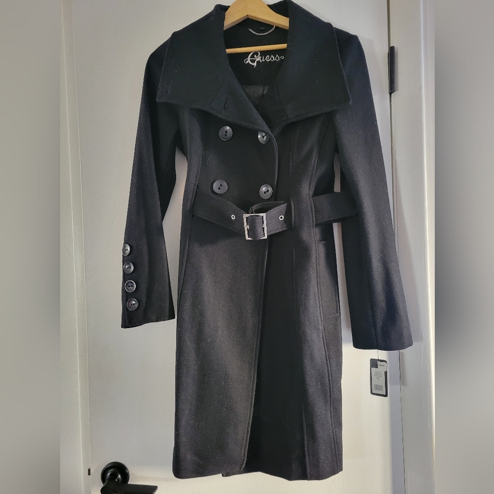 Guess wool blend peacoat